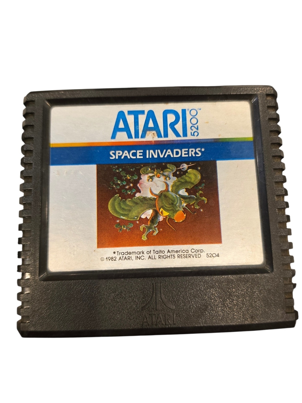 Atari 5200 Space Invaders Game Cartridge Vintage 1982 Atari Untested